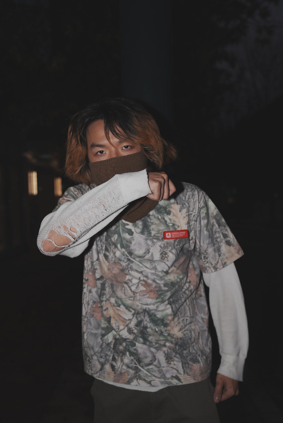 Overdose Woodland camo tee