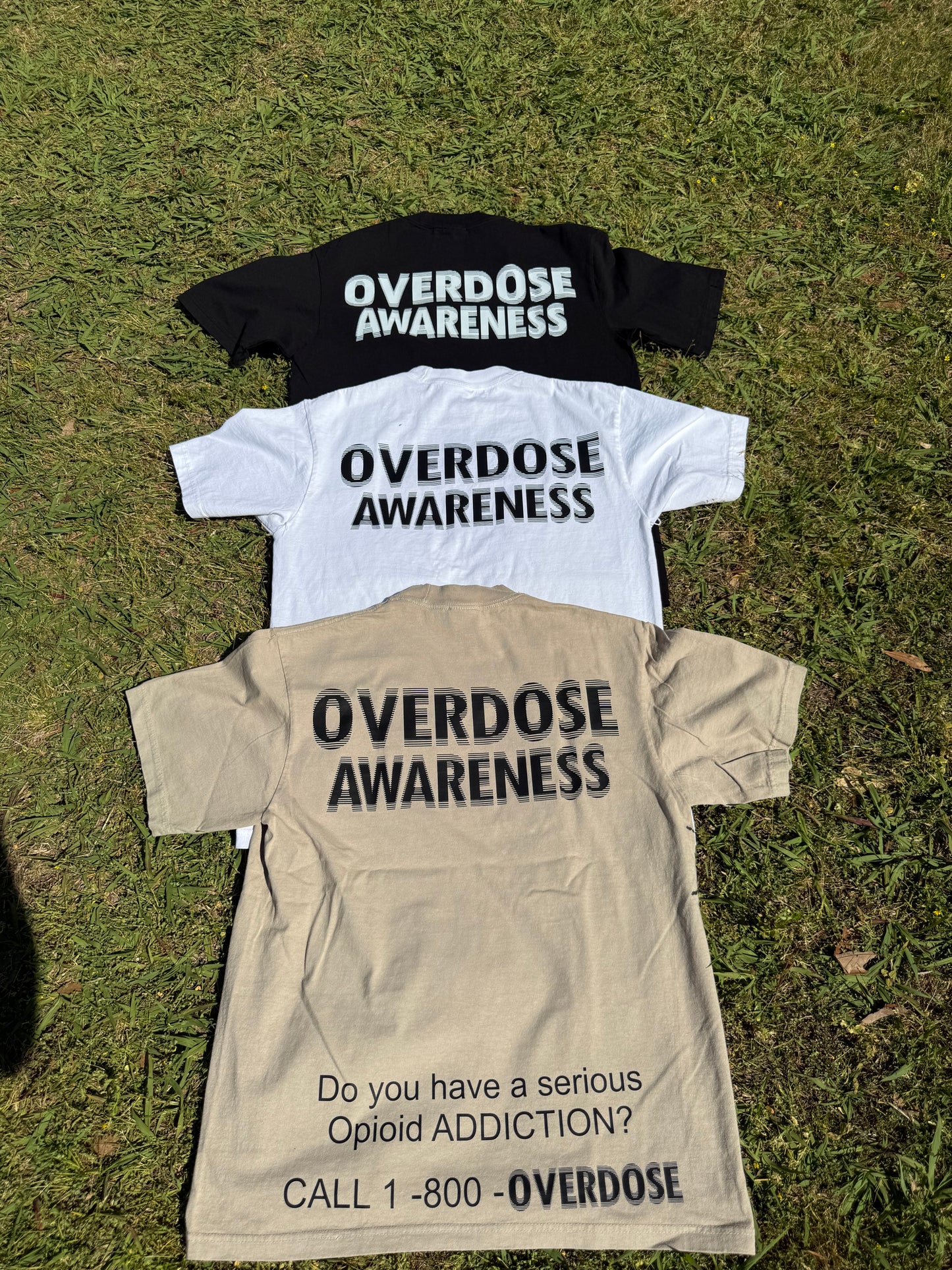 Overdose Awareness T shirts