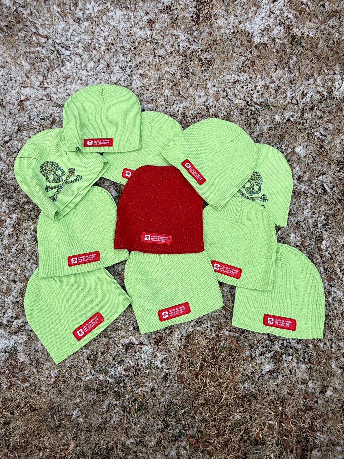 Overdose rhinestone beanie