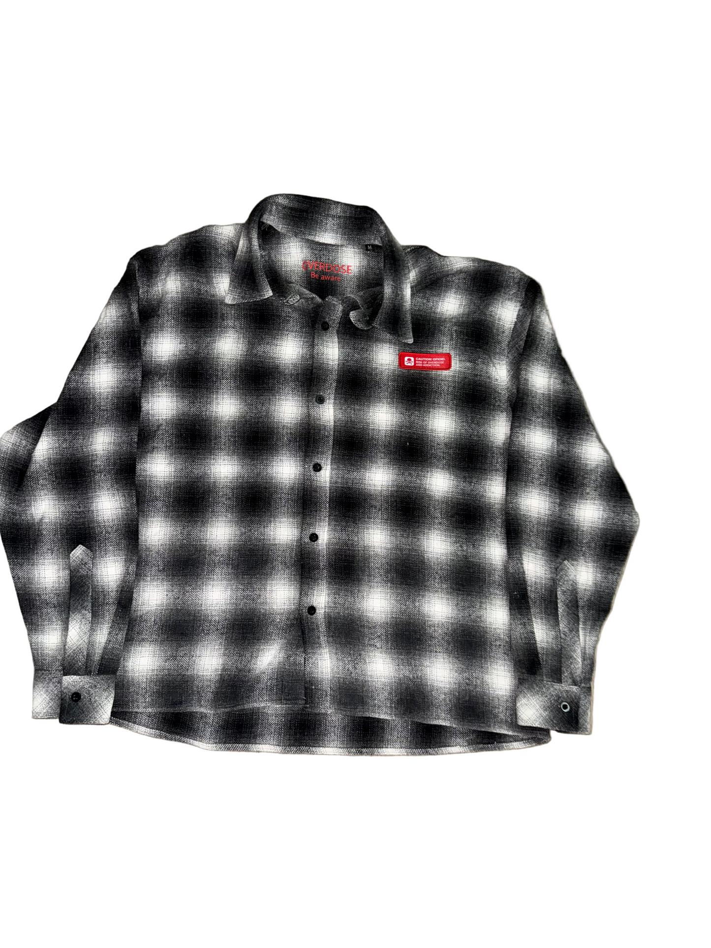 OVERDOSE Checkerboard Flannel