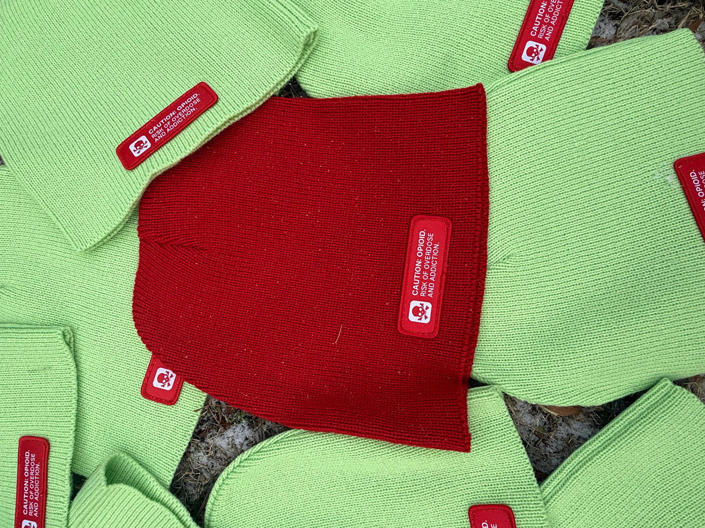 Overdose rhinestone beanie